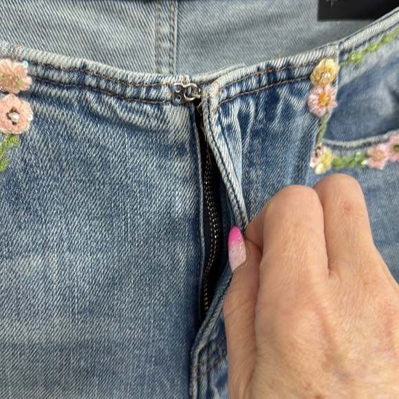 MISS SIXTY Silk Blend Denim Light Blue Flare Jeans W26 - Picture 8 of 16